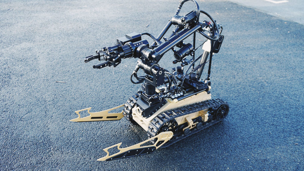 Robot ATRAX určený pre vojenské misie